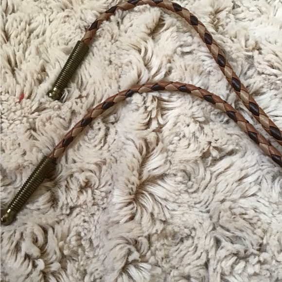 Great handcrafted woven leather bolo - Picture 3 of 5